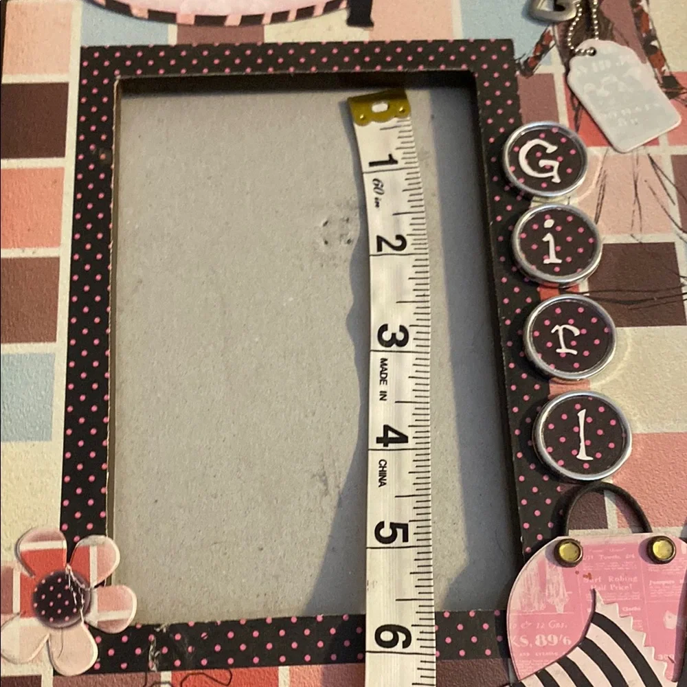 Fashion Girl Multicolor Photo Frame